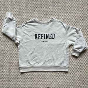 Oak & Fort Refined oversized crewneck sweatshirt